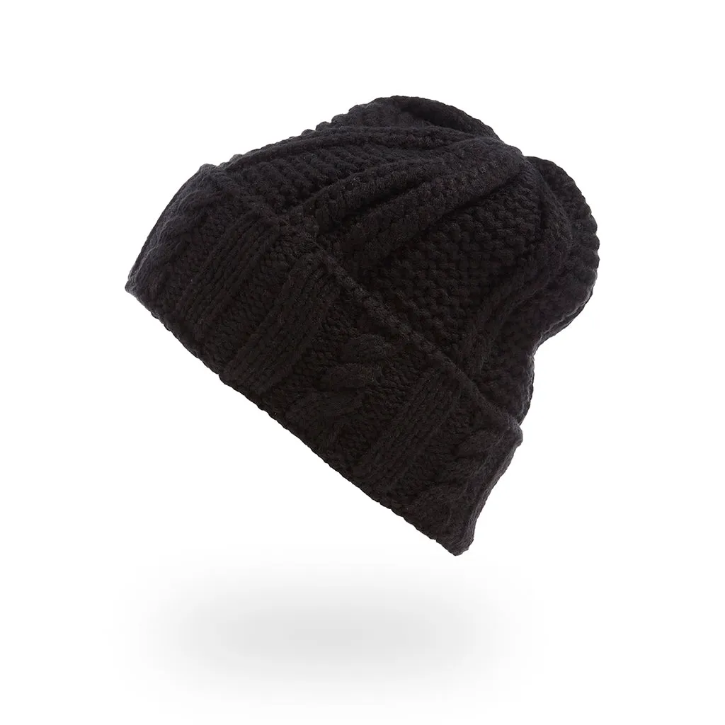 Womens Cable Knit - Black (2022)