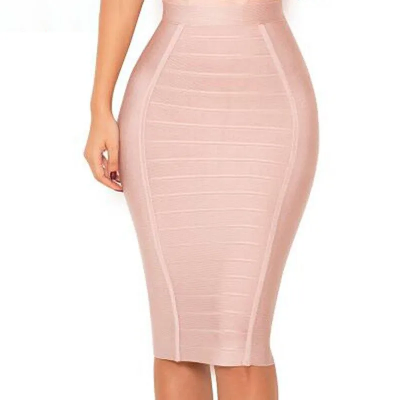 Women's Fabulous Knee-Length Elastic Bodycon Pencil Skirts