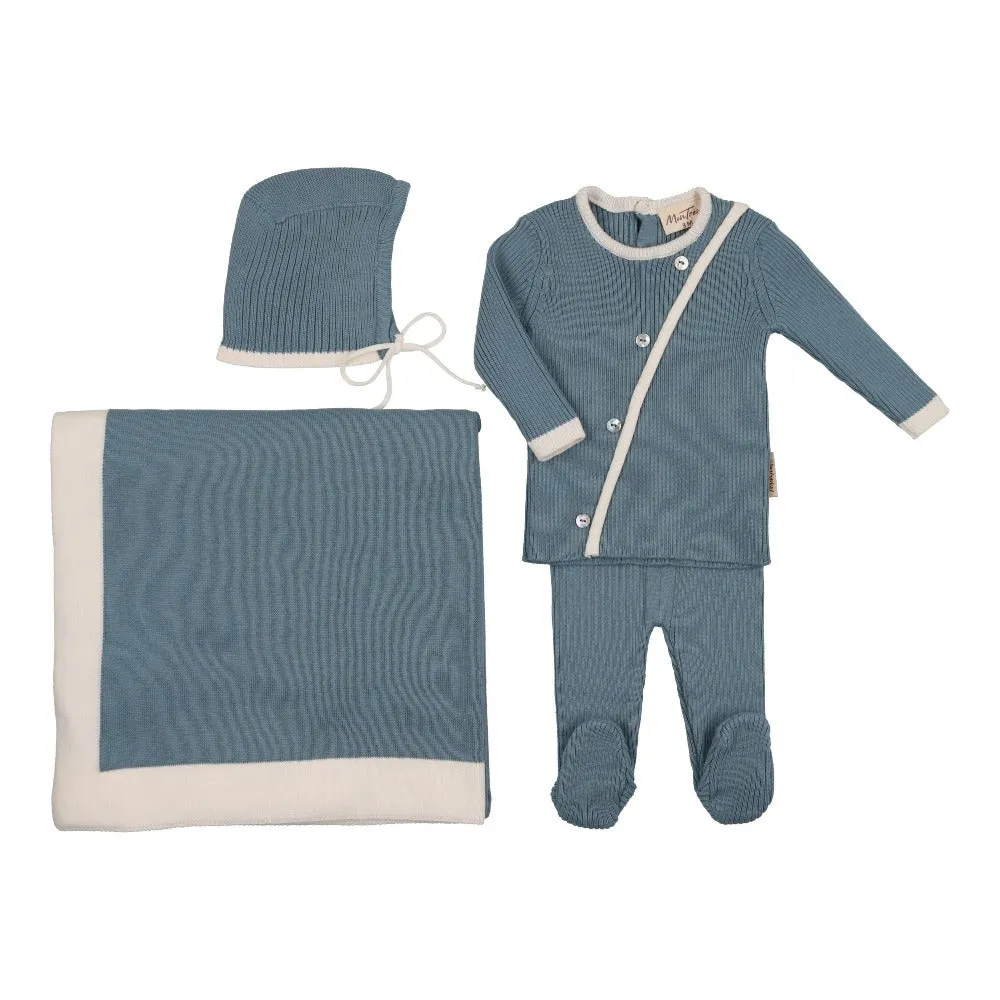 Wraptured Knit Layette Set