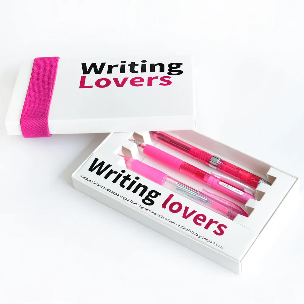 WRITING LOVERS (3 Piece Set-PINK)