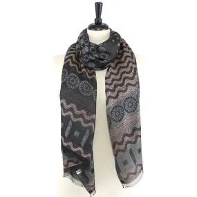 XP6-BL Pashmina Long Scarf