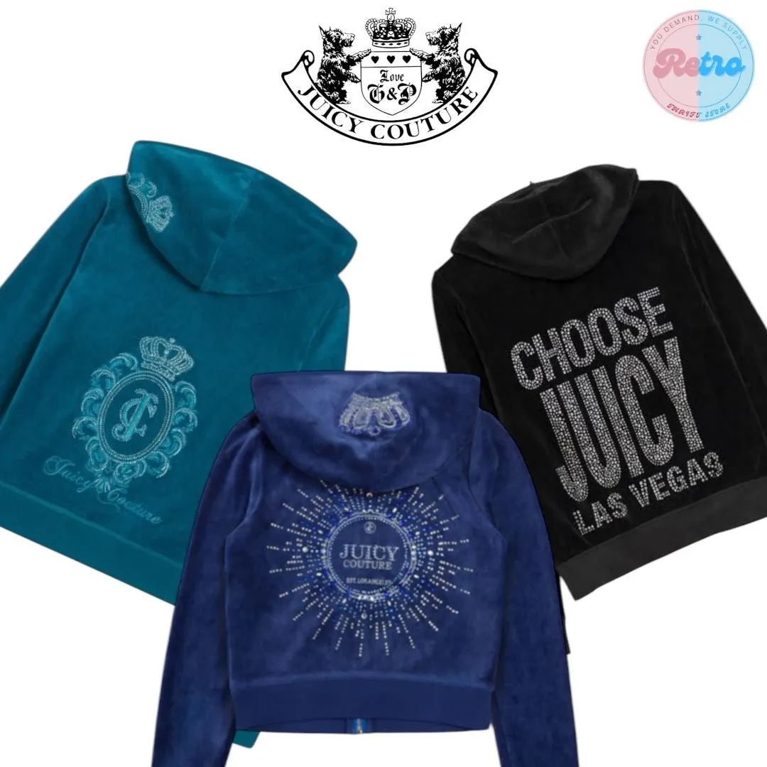 Y2K Juicy Couture Glamorous Track Jackets: 20 Pcs