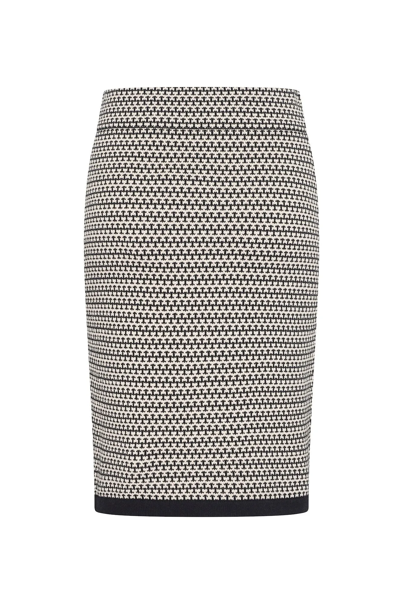 Zilch Two Tone Black Tube Skirt