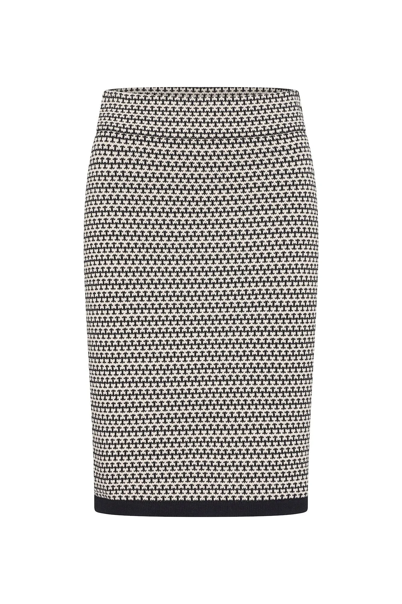 Zilch Two Tone Black Tube Skirt