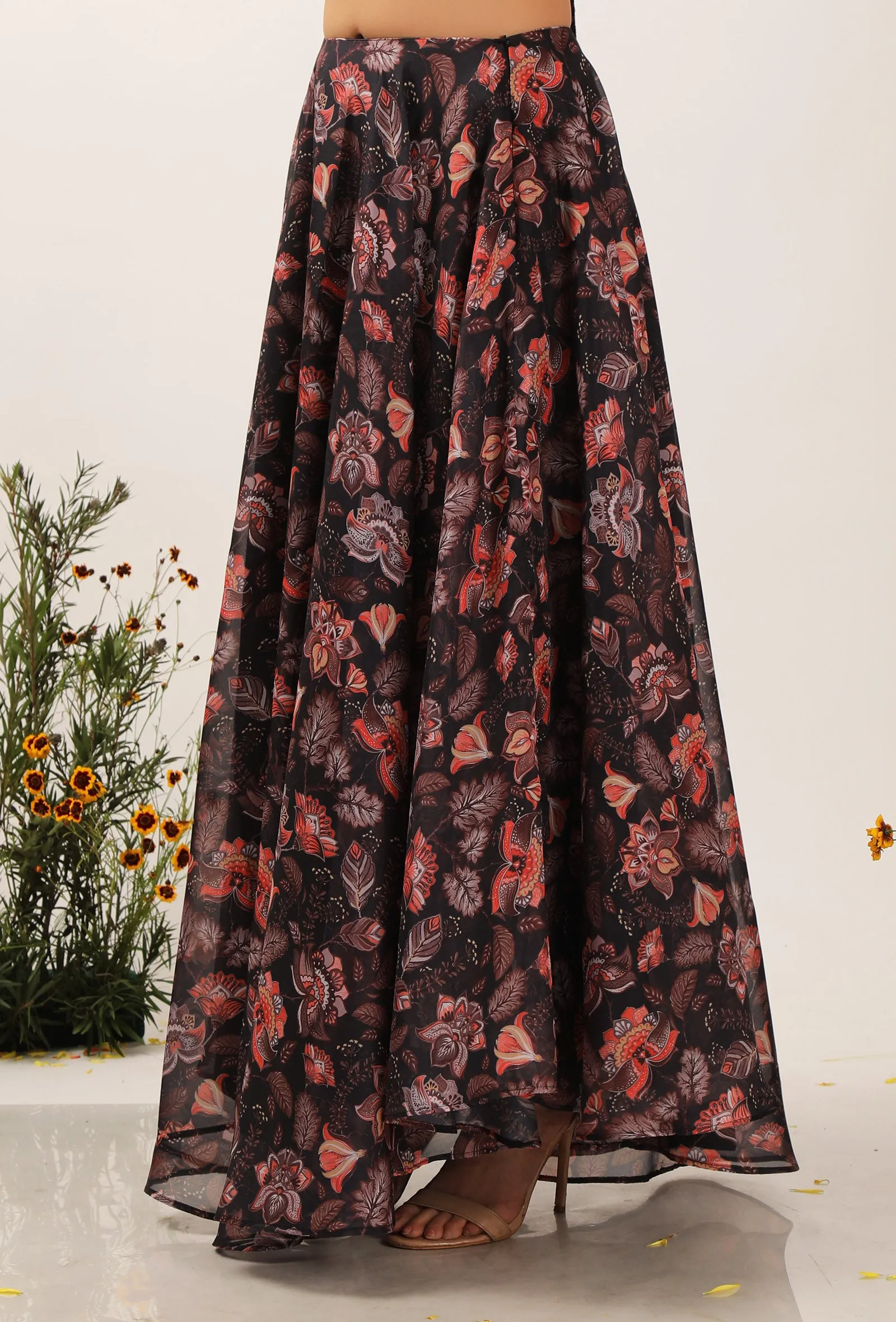 Zoon Floral Chintz Lehanga Skirt